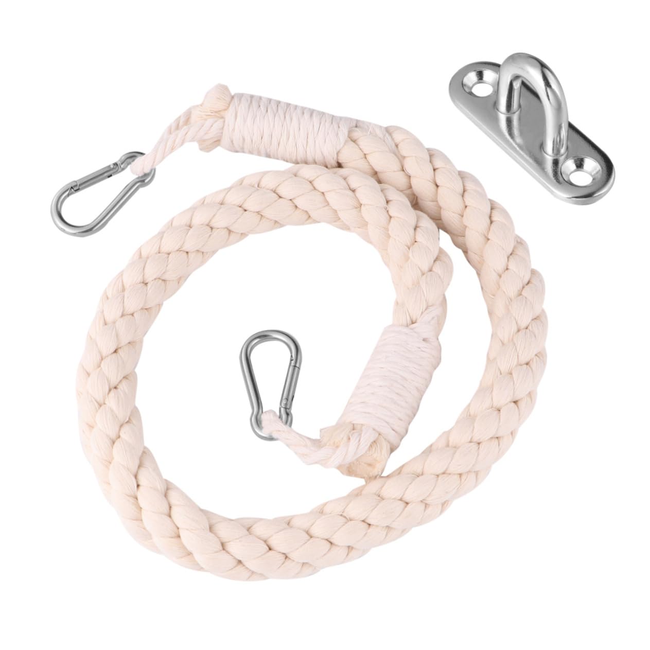 Housoutil Toilettenpapierhalter Flexibles Design aus Baumwollseil mit Metallhaken Handgefertigt im Maritimen Stil für Badezimmer für Ferienhaus und Badezimmerwand