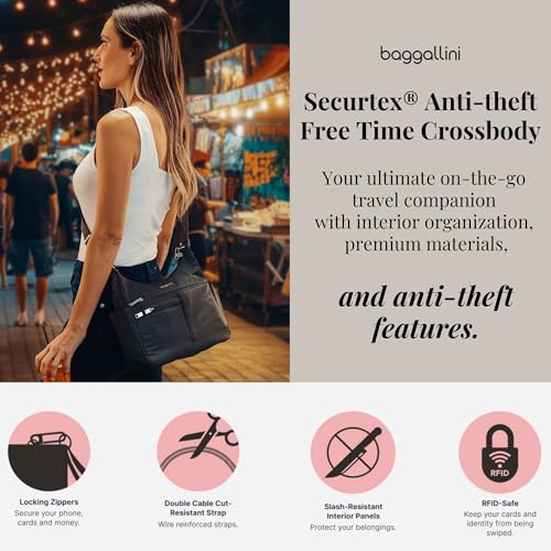 Baggallini Securtex Anti-Theft Free Time Crossbody Bag3