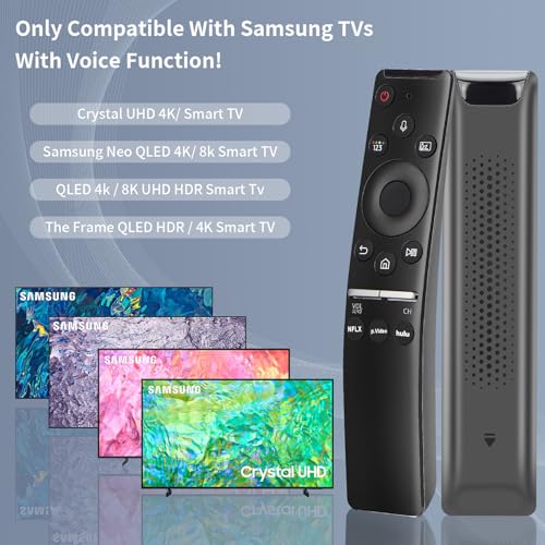 Image of for Samsung-Smart-TV-Remote, Only Replacement for Samsung Smart TVs with Voice Control