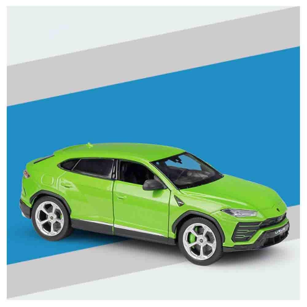 LJHLJH Diecast Pull Back Car Lamborghini Urus Alloy Toy 1:24 Doors and Hood Movable Vehicle Suitable for Collection for Men and Women Car Lovers,Green