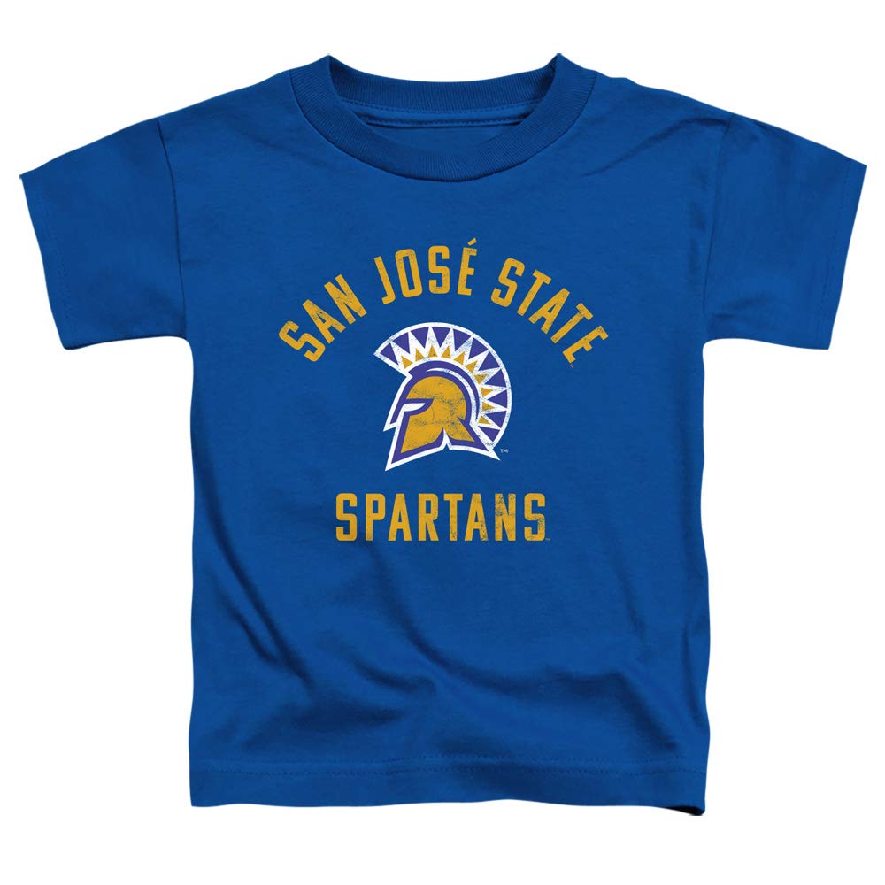 San Jose State University Official Sjsu Spartans Logo Unisex Toddler T Shirt,Royal Blue, 2