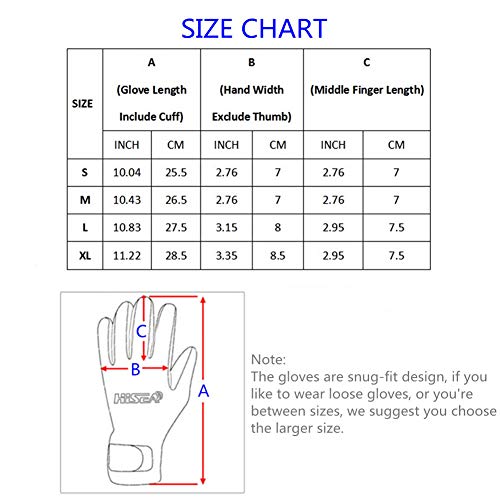image for XINNI Wetsuit Gloves 3mm Neoprene Thermal Anti Slip Palm Five Finger W
