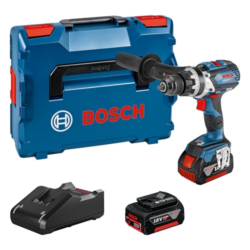 Bosch Professional GSB 18V 110 Perceuse visseuse à percussion sans fil brushless + 2 batteries + chargeur + mallett - vue 2
