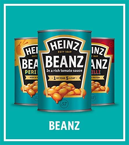 HEINZ Beans In Tomato Sauce, Baked, 415 Gram, Pack Of 6 1