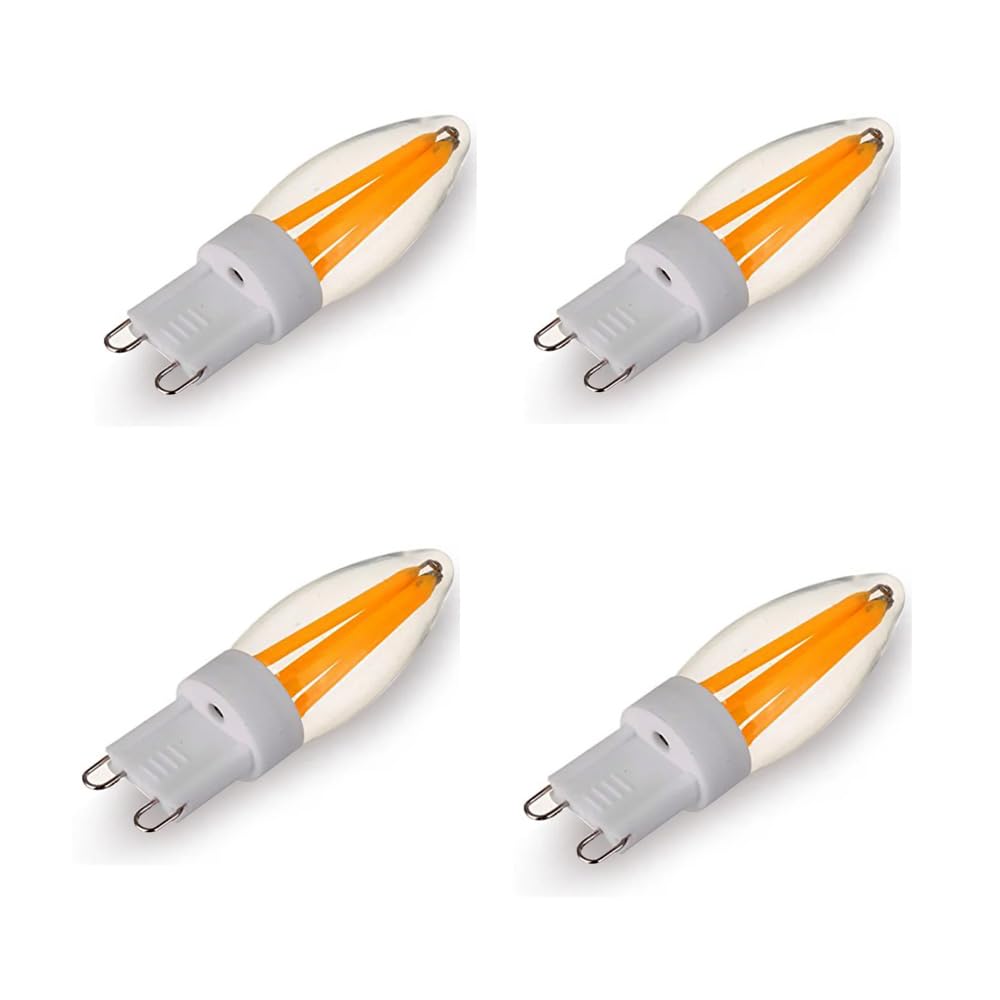4Pz G9 3W 220V LED Luce Candela Lampada Faretto Lampadario Lampada Hotel Lampada Home Decor Mais Lampadina,Warm white