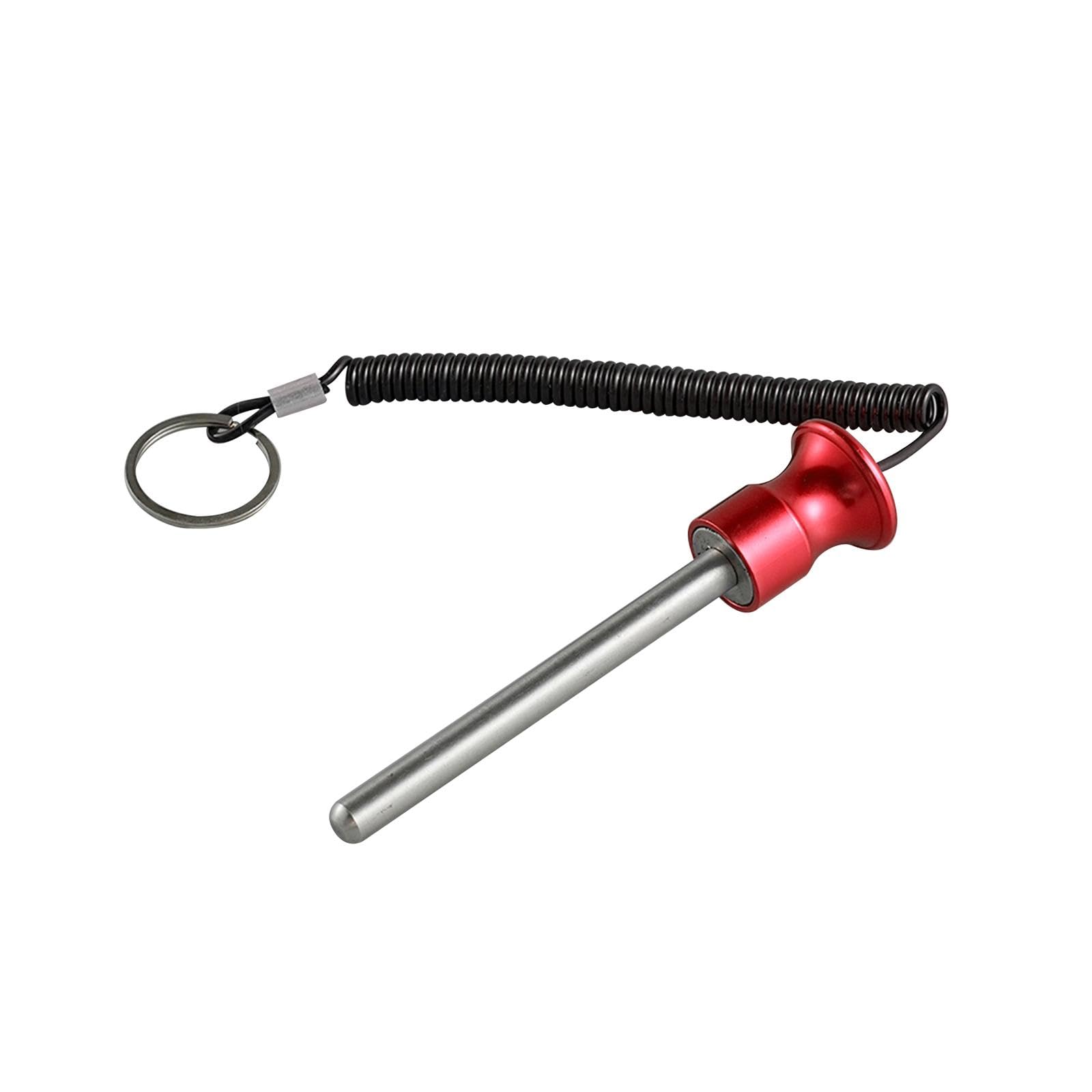 Enakshi® Weight Stack Pin with Pull Rope Locking Cable Gym Equipment Replacement Part Red 8mmx105mm|Sporting Goods | Fitness Running & Yoga | Fitness Equipment & Gear | Equipment Parts & Accessories-picture-30