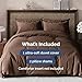 Duvet Cover King Size - Extra Soft King Size Duvet Cover - Lightweight, Breathable & Cozy - Easy Care & Fade Free with Zipper Closures & Ties - 104