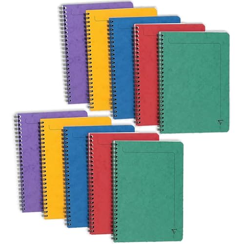 Europa Notemaker Book Sidebound Ruled 80gsm 120 Pages A4 Assorted A Ref 4860Z [Pack 10]