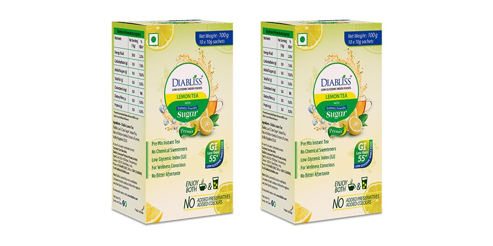Diabliss Herbal Diabetic Friendly Herbal Lemon Green Tea 10 Grams Sachet Box-Combo Pack-2 Nos (B06W5ST93N) Amazon Price History, Amazon Price Tracker