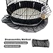 JSGHGDF Bird Cage Seed Catcher Keep Floor Skirt Cover Easy to Gauze Cover