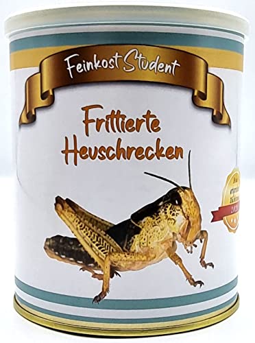 Feinkost Student Frittierte Heuschrecken aus der Dose, Scherzarktikel, Lustige Geschenkidee, Party-Brüller, Spaßgeschenk,Halloween, Geburtstagsgeschenk Cover