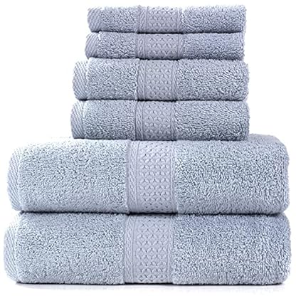 Handtuchset, 2 Badetücher, 2 Handtücher, 2 Waschlappen. Weiche Baumwolle, Saugfähige Badetücher, Duschtücher für…