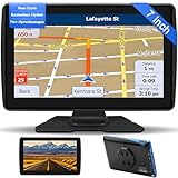 Navi für wohnmobile,7 Zoll,LKW navigationsgeräte GPS Auto Echtzeit-Verkehr mit HD Display und Sprachsteuerung Europa-Karte für Langstrecke,navigationsgeräte für Auto Stadtfahrten und Reisen