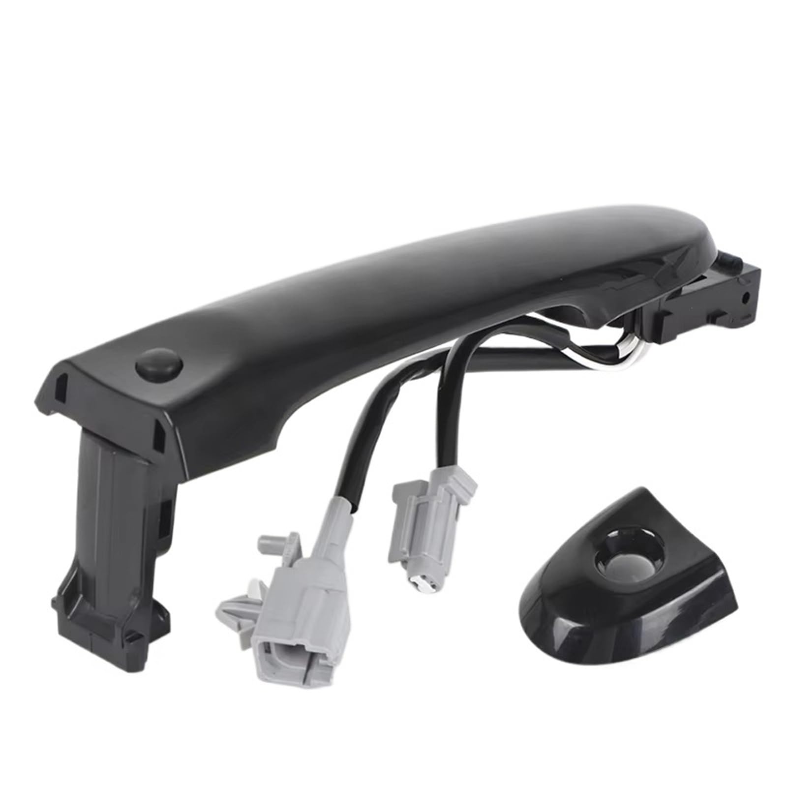 Kpuwers Exterior Door Handle Front O/S Driver Left Exterior Door Handle Keyless Entry 82644-1FA5A 80644-1FA5A for Nissan for Juke 2010-2019 Handles Replacement(with Hole)
