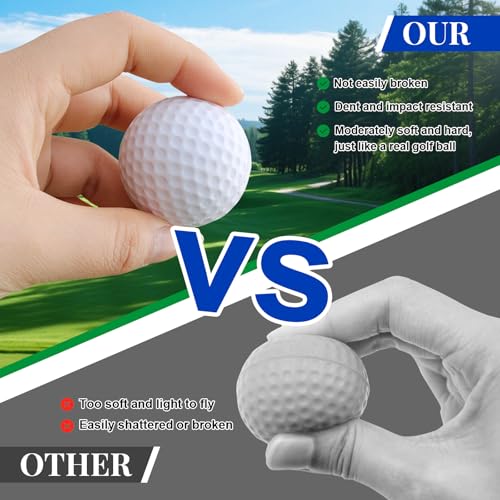 Image of 26 Pack Foam Golf Practice Balls - Realistic Feel and Limited Flight Training Balls for Indoor or Outdoor White