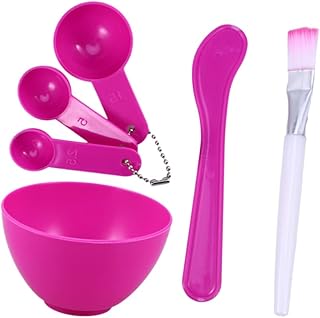 FOMIYES Conjuntos 4 Kit De Maquiagem Kit De Cosmetologia Ferramenta De Mistura De Máscara Facial Tigela De Mistura Máscara Bastão De Mistura Pincéis De Máscara Máscara Facial Espátula