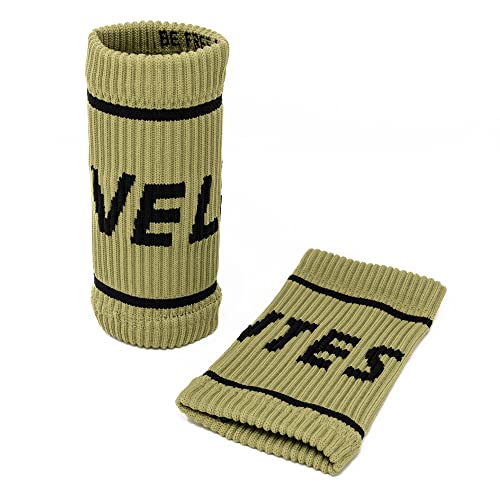 Velites I Muñequera de Tela Flexible Oliva I Proporciona sujeción y seguridad para tus entrenamientos I Para un mejor agarre en barra I Protege la piel sensible y obtén el máximo confort I Talla única
