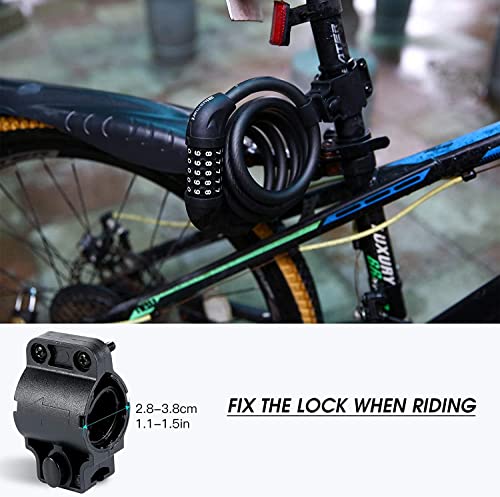 Langes Fahrradschloss mit Zahlencode von Maxdone
