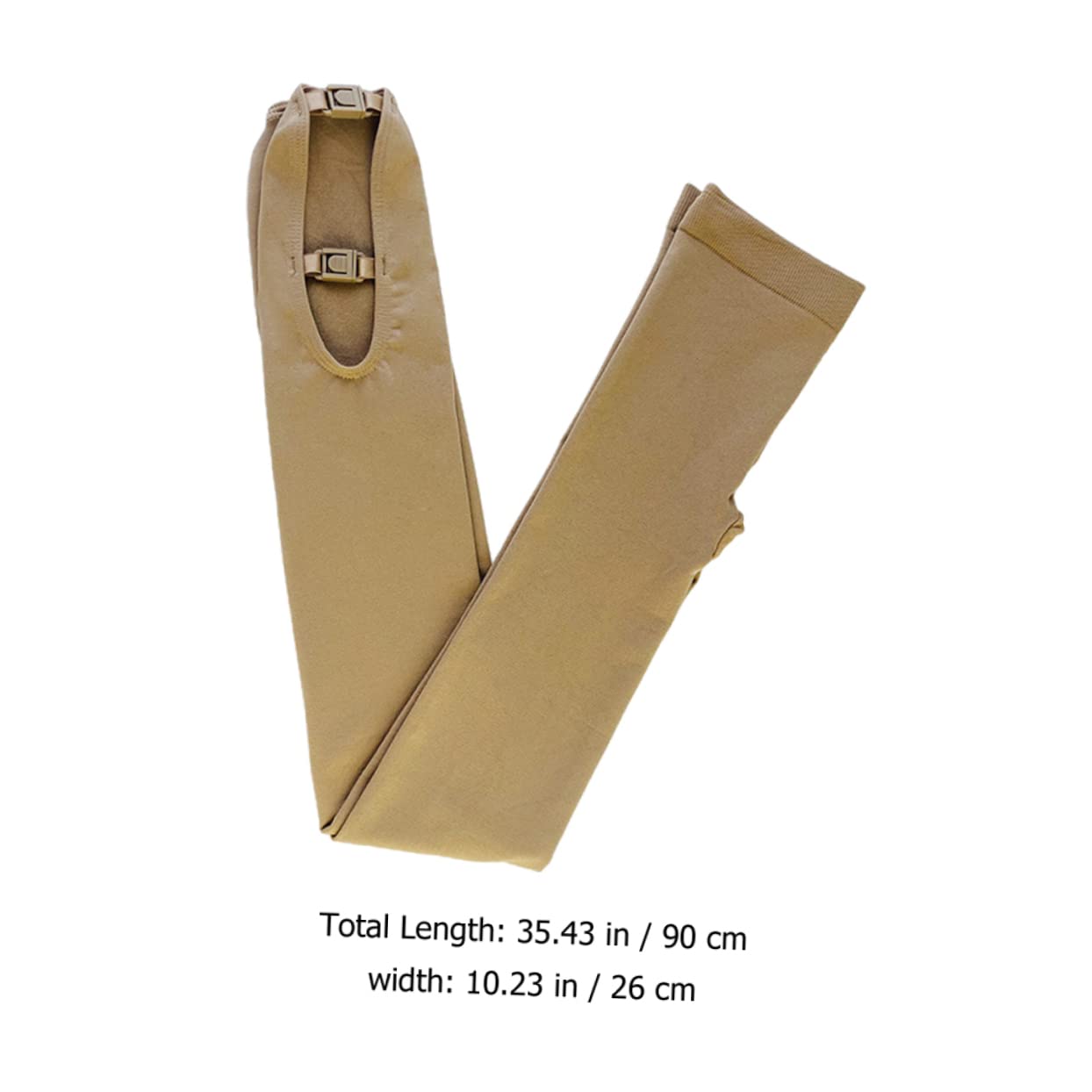 Beaupretty Collant Termici Pattinaggio in Nylon e Chinlon Lunghe Invernali Spesse con Elasticità e Protezione Accessorio Costume per Atlete del Pattinaggio