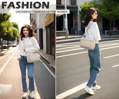 Image of Pealwel Casual Crossbody Bag with Anti Theft Pocket - Women Lightweight Water-Resistant Purse Bag