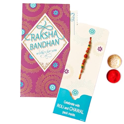 Image of ARCHIES Rakhi Collection For Rakshabandhan | Rakhi For Brother | Rakhi for Bhaiya and Bhabhi | Rakhi Combo Gift Hamper (AFFECTION-ARCHIES SPECIAL RAKHI CARD COMBO)