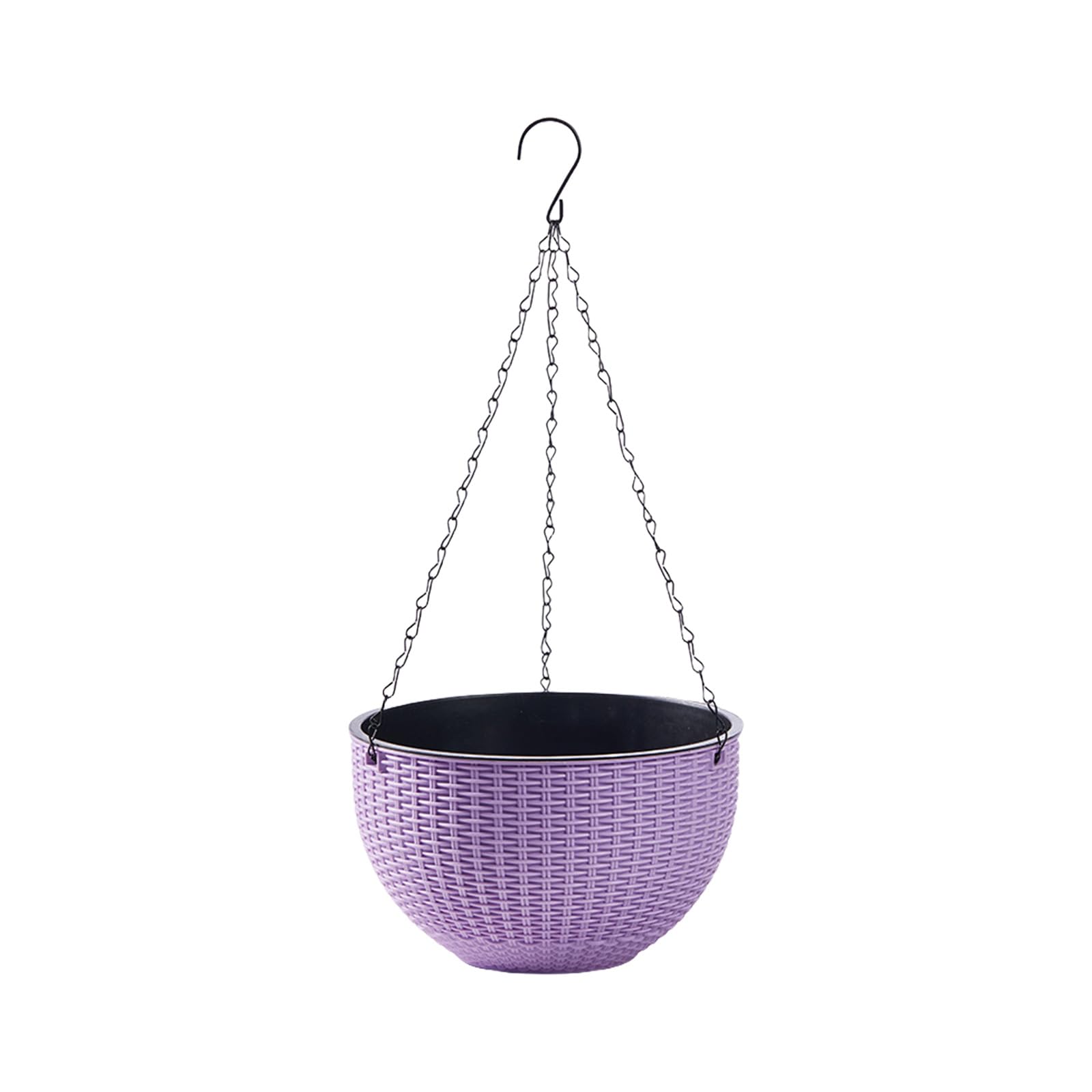 HDOYTXXM Indoor Plant Container Rattan Pattern Designs Flower Pots Hanging Planter Basket for Small Potted Plant and Hanging Pots