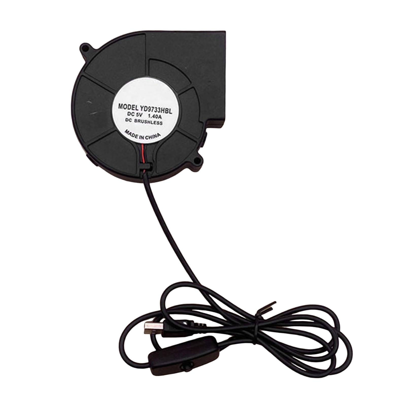 Apglsxy With Switch 5V Usb Blower Fan For Bbq Grill And 3D Printer Cooling 3600Rpm Ball Bearing Efficient Heat Dissipation Exhaust Fan