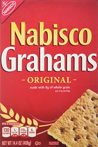 Nabisco, grahams, original, 14.4oz box (pack of 3)