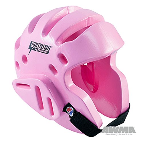 Pro Force Lightning Karate/Martial Arts Headgear (Pink, Child (Head Circ: 19"))