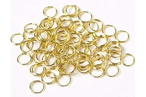 LASSUM 200PCS 10mm Gold Loops: Perfect for Jewelry Making