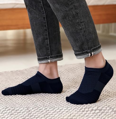 Image of 12-30 Pairs Low Cut Ankle Socks for Men Thin Breathable Casual No Show Athletic Socks Bulk