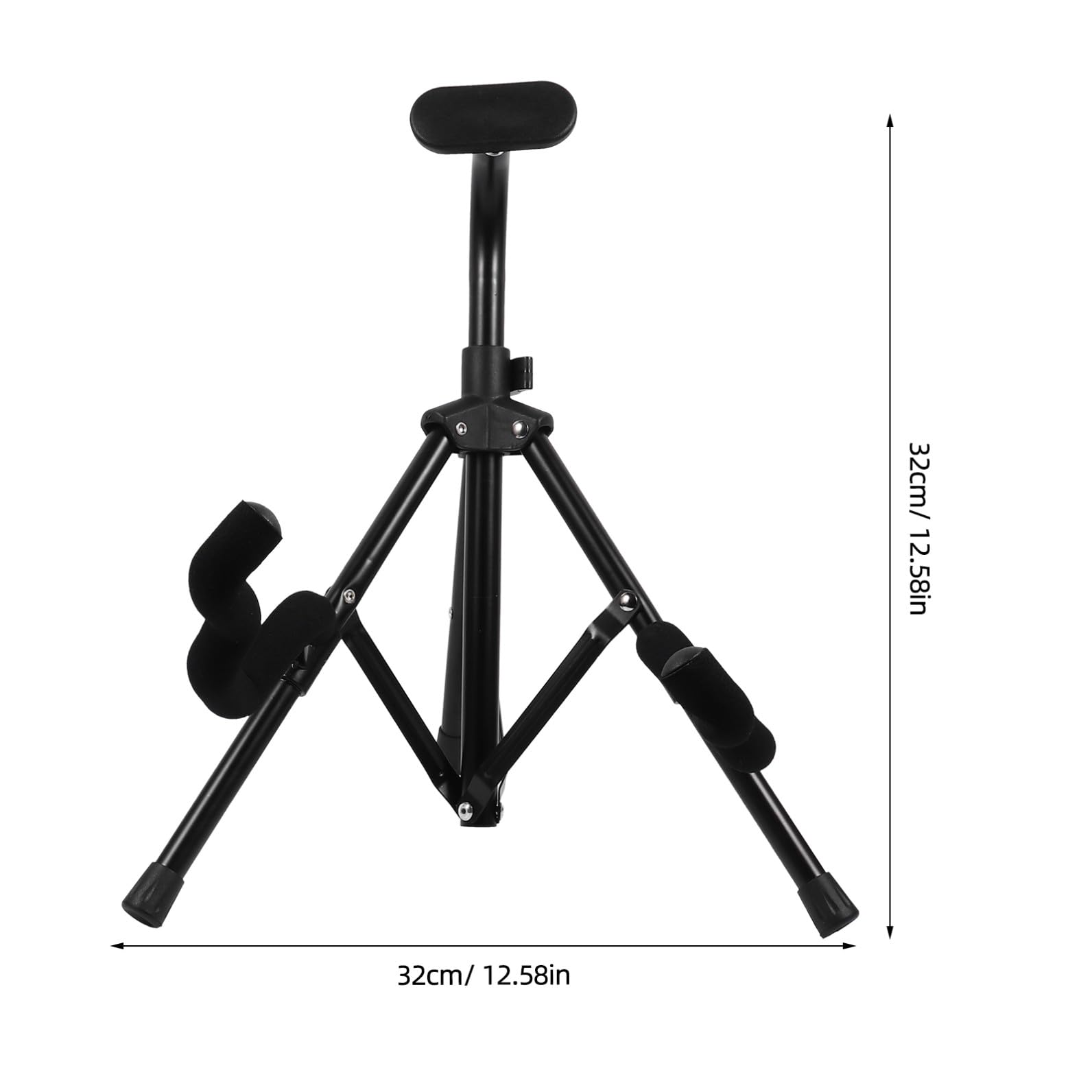 SUPVOX 1pezzi Supporto per Chitarra Staffe Antiscivolo in Gomma Organizer Pieghevole per Strumenti Musicali Supporto da Pavimento Robusto per Chitarra Elettrica