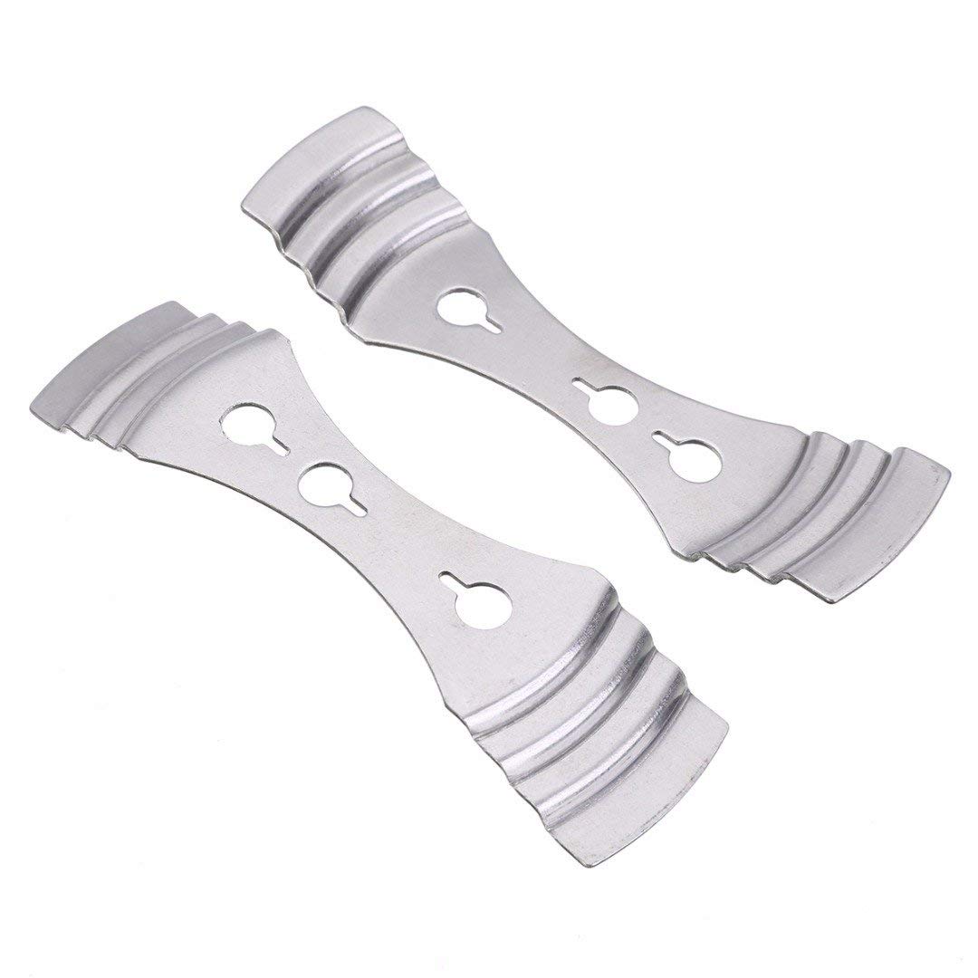 Trsnzul Support Meche Bougie 12 Pièces Mèche Bougie Dispositifs Centrage Porte-Bougie Métallique Bougie Core Support Métal Bougie Mèche Appareil de Centrage pour DIY Fabrication de Bougies