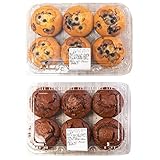 【常温発送】コストコ ミックス&マッチマフィン バラエティーマフィン 12個入り(ブルーベリー6個チョコチップ6個) COSTCO+ lollolマイクロファイバークロス(商標登録済)