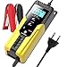 BYNIIUR AUTOXEL Batterie Ladegerät Auto 6V 2A/12V 6A Intelligente Ladegerät Betreue Batterieladegerät KFZ mit LCD für Autobatterie/Motorrad/Rasenmäher/Boot