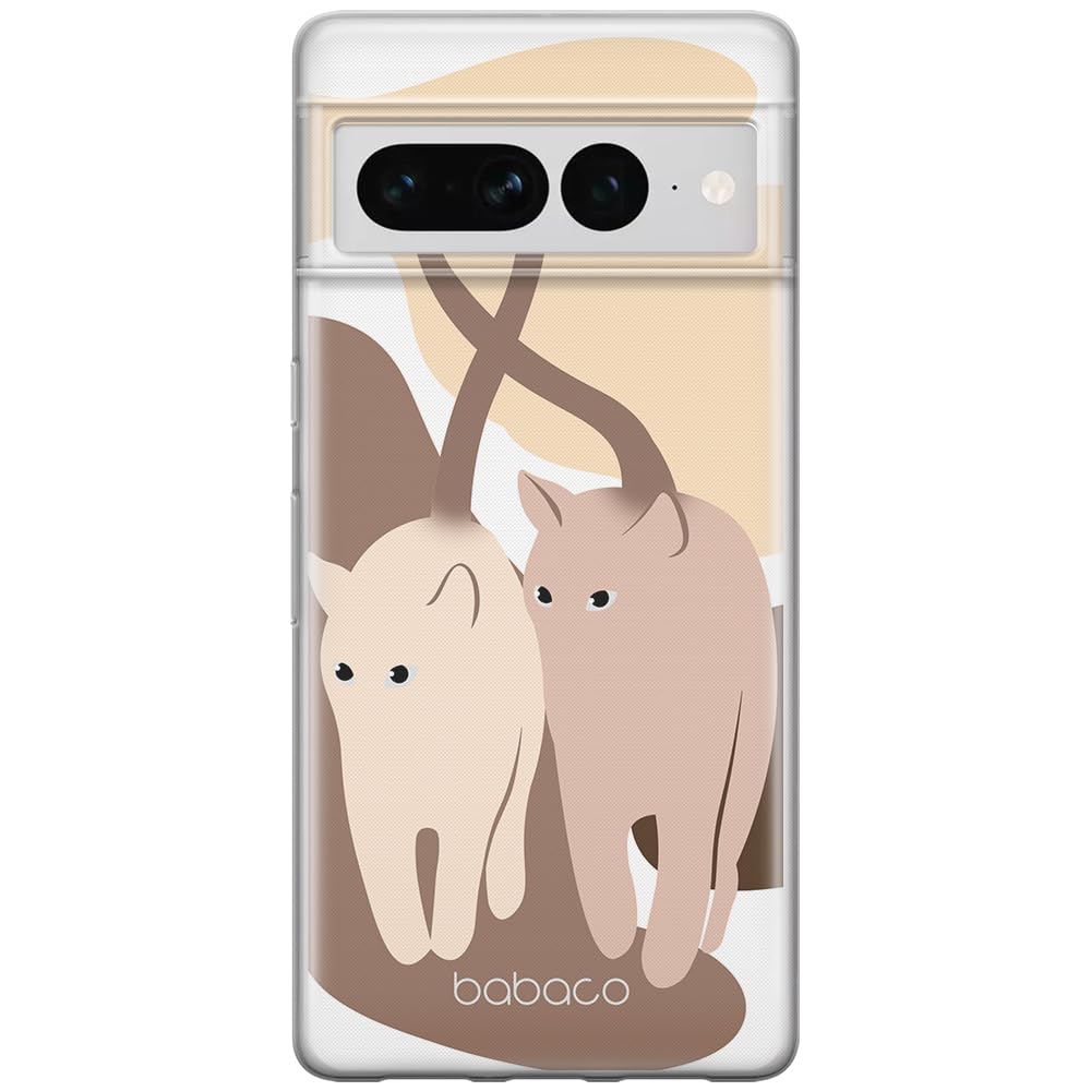 Custodia Google Pixel 7 Babaco Plants 002 – Cover Originale Ufficiale In TPU Flessibile, Design Unico E Colorato