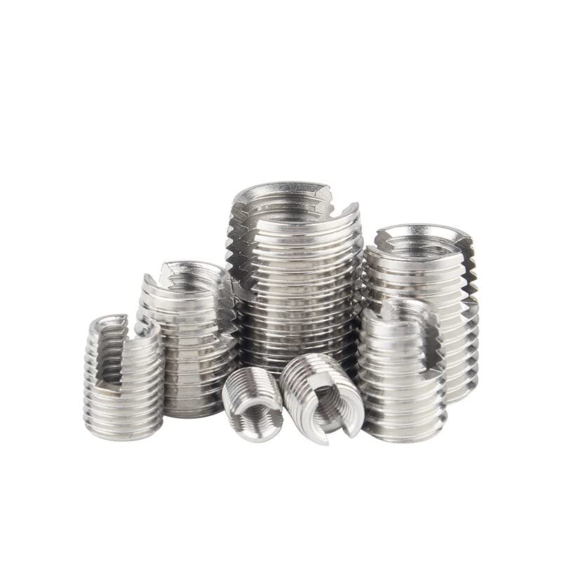 roestvrijstalen moer M2 M2.5 M3 M4 M5 M6 M8 M10 M12 rvs Zelftappende Insert Schroef Bus 302 Ingelaste Type draad Draad Insert Moer Reparatie