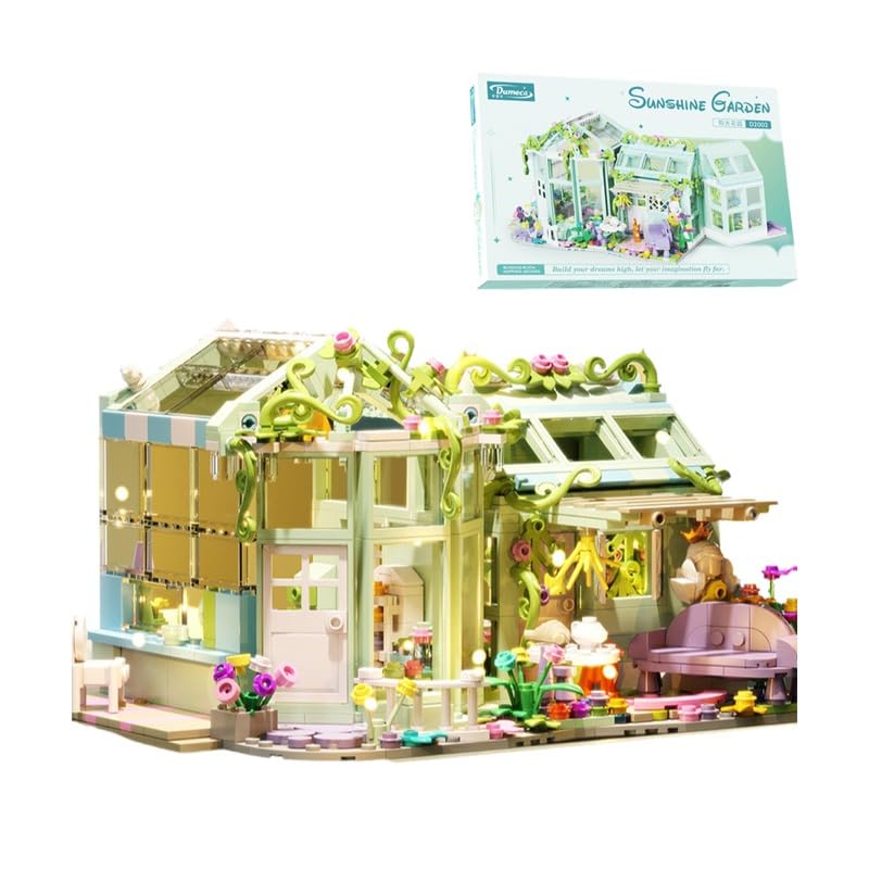SKY LINE OCEAN Sunshine Garden Set Building Blocks with USB LED Lights || 6 Months Structural Warranty||(782+pcs) (B0DF81YJMH) Amazon Price History, Amazon Price Tracker