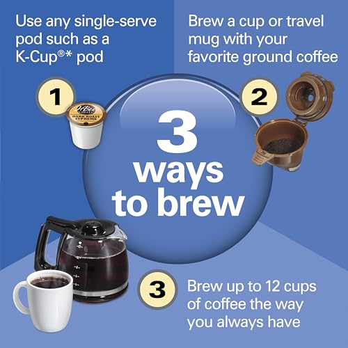 Hamilton Beach FlexBrew Trio 2-Way Drip & Single Serve Coffee Maker - image 2