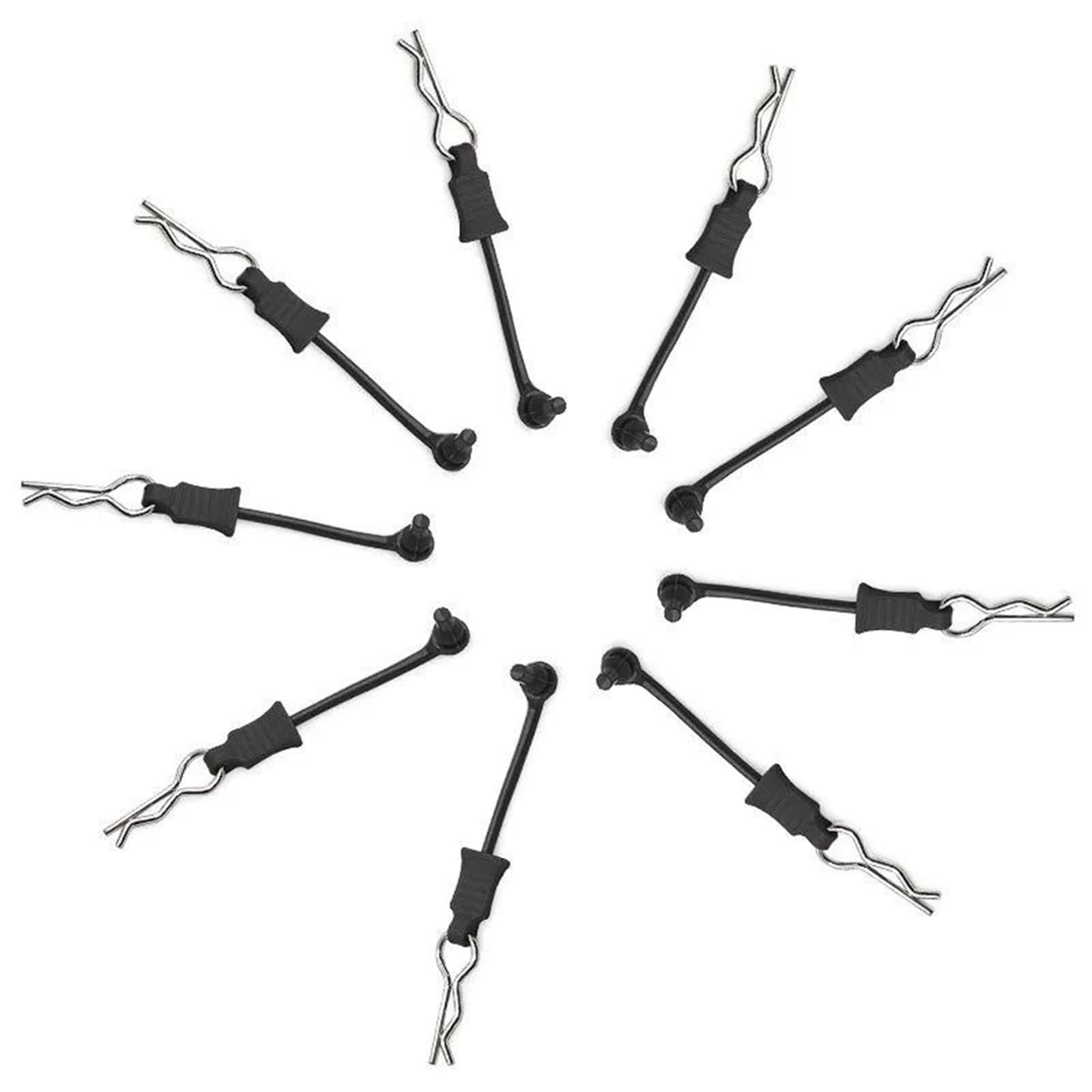 Retenedor Clip Cuerpo Acero 10Uds para Arrma 1/7 1/8 RC Coche Piezas para RC