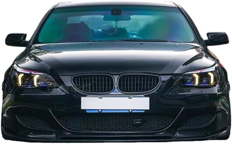 Compatible For BMW 5 Series E60 2003-2010 Headlight Assembly Modification Dual Color Daytime Running Light Lens