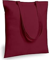 Vista 27 de TOPDesign Paquete de 10 bolsas de mano económicas de algodón de 11.8"x13", bolsas de tela ligeras y pequeñas reutilizables para compras