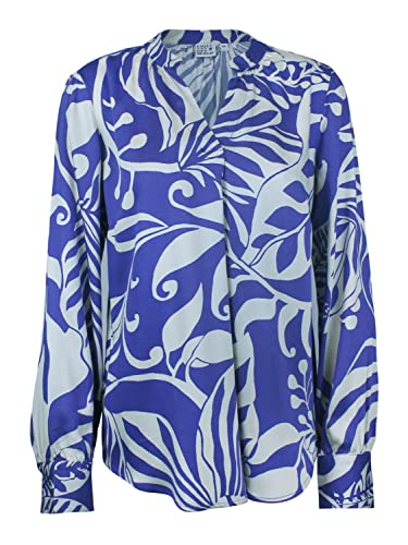 Emily van den Bergh - Damenbluse 8019 - Blau, 38
