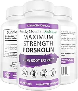 Forskolin Extract for Weight Loss (60 Capsules) Forskolin 500mg Supplement - Appetite Suppressant