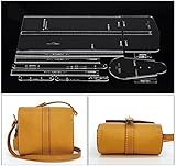 NW Acrylic Leather Bag Template - Single Shoulder Bag Pattern - 7.87*7.28*3.93in (200*150*50mm) - 10pcs Transparent Acrylic Template