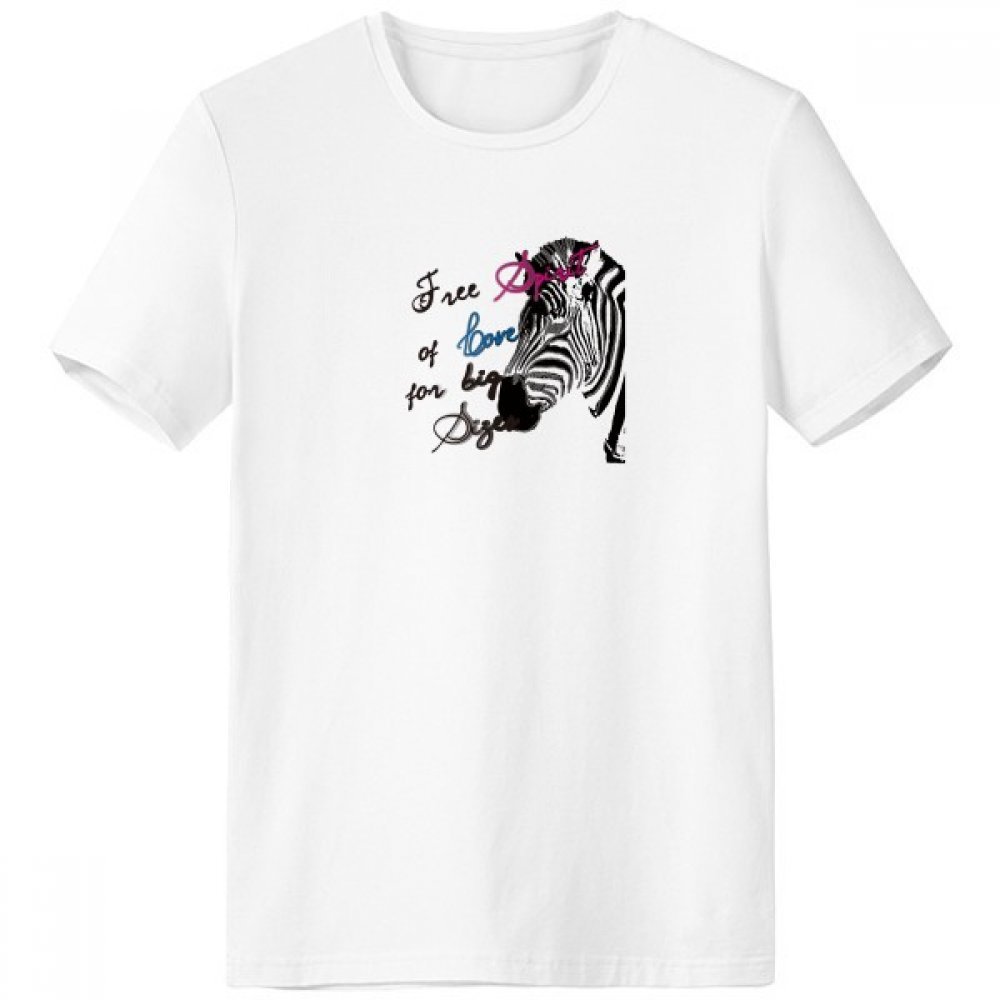 T-shirt zèbre homme col rond pour les journées de printemps