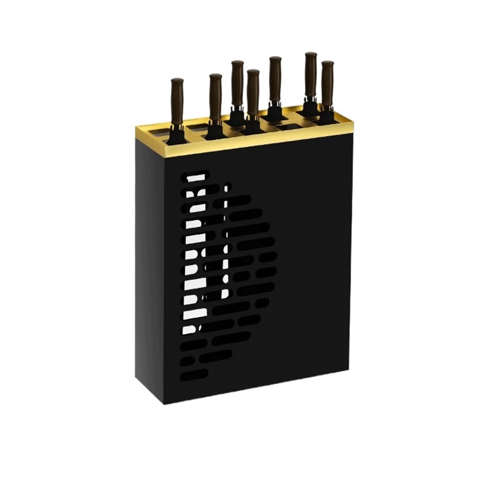 XUJUAN-0227 Umbrella Holder Hotel Lobby Umbrella Stands, Wrought Iron Storage Boxes, Metal Shelving Units, Minimalist(Black)
