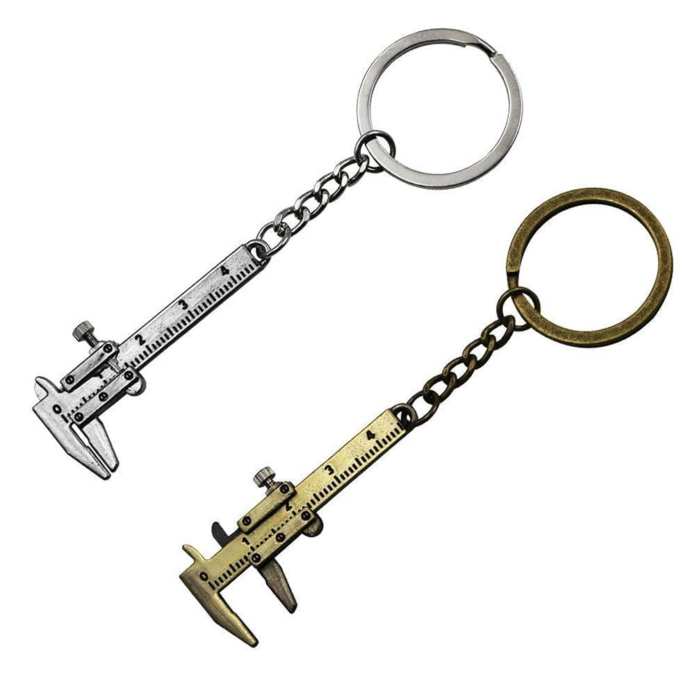 Key Chains Tool 4-Pack Mini Keychains - 5cm Pocket Ruler & Conversation ...