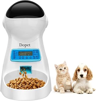 自動給餌器 ペット給餌器 猫 自動餌やり機 犬 給餌機 カメラ付き 餌やり器 Amazon | Dopet 自動給餌器 猫 中小型犬用 ペット自動餌やり機
