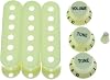 KAISH Mint Green ST Strat Pickup Covers Knobs and 5 Way Switch Tip Cap